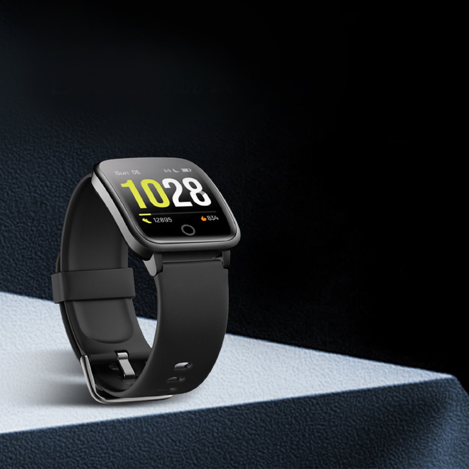 FitSmart Smart Watch Bluetooth Heart Rate Monitor Waterproof LCD Touch Screen
