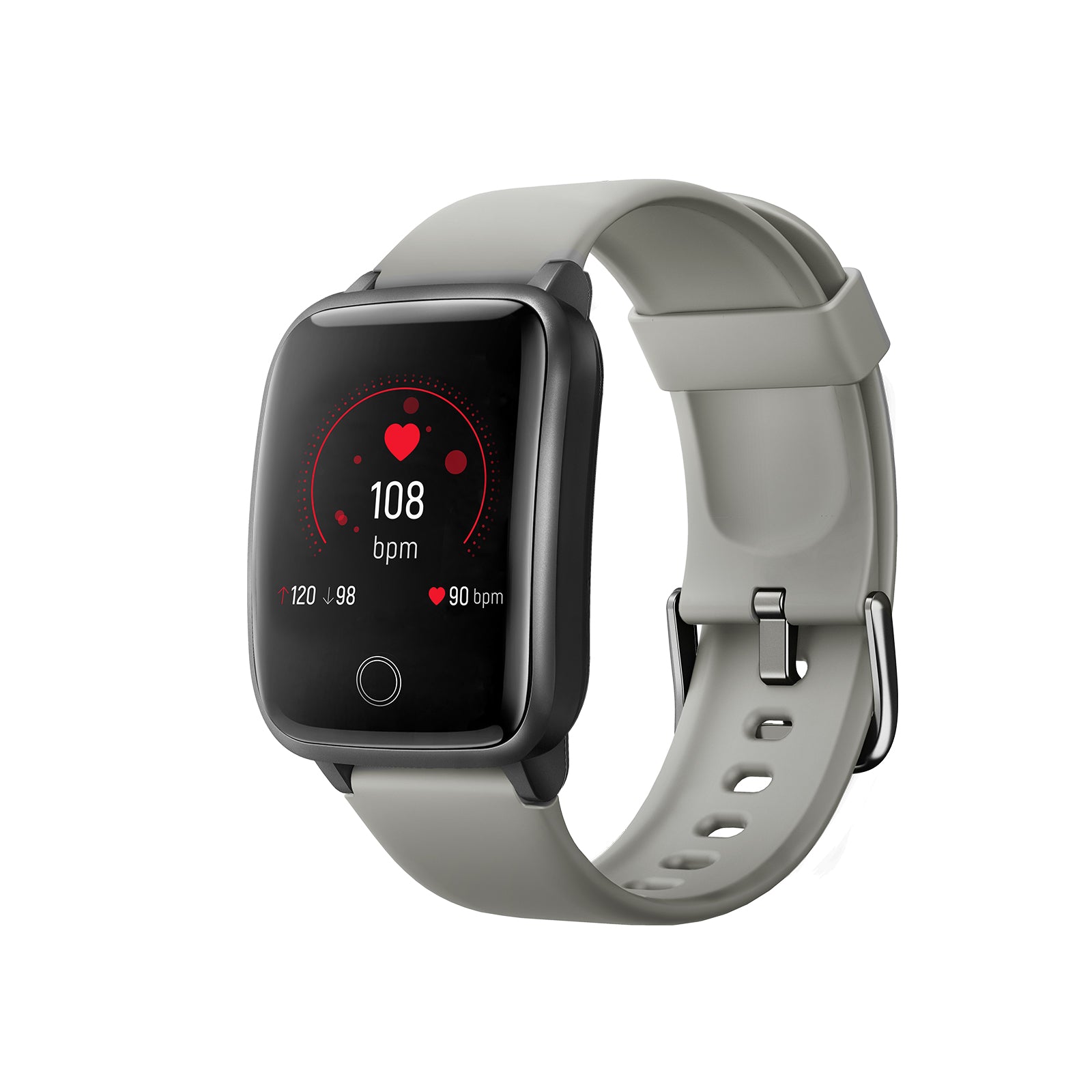 FitSmart Smart Watch Bluetooth Heart Rate Monitor Waterproof LCD Touch Screen