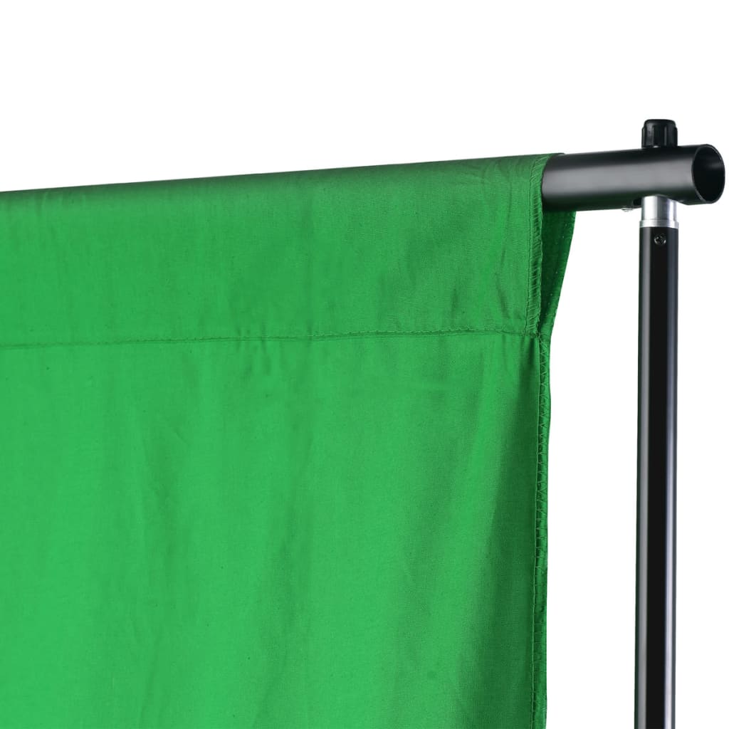 Backdrop Support System 500x300 cm Green