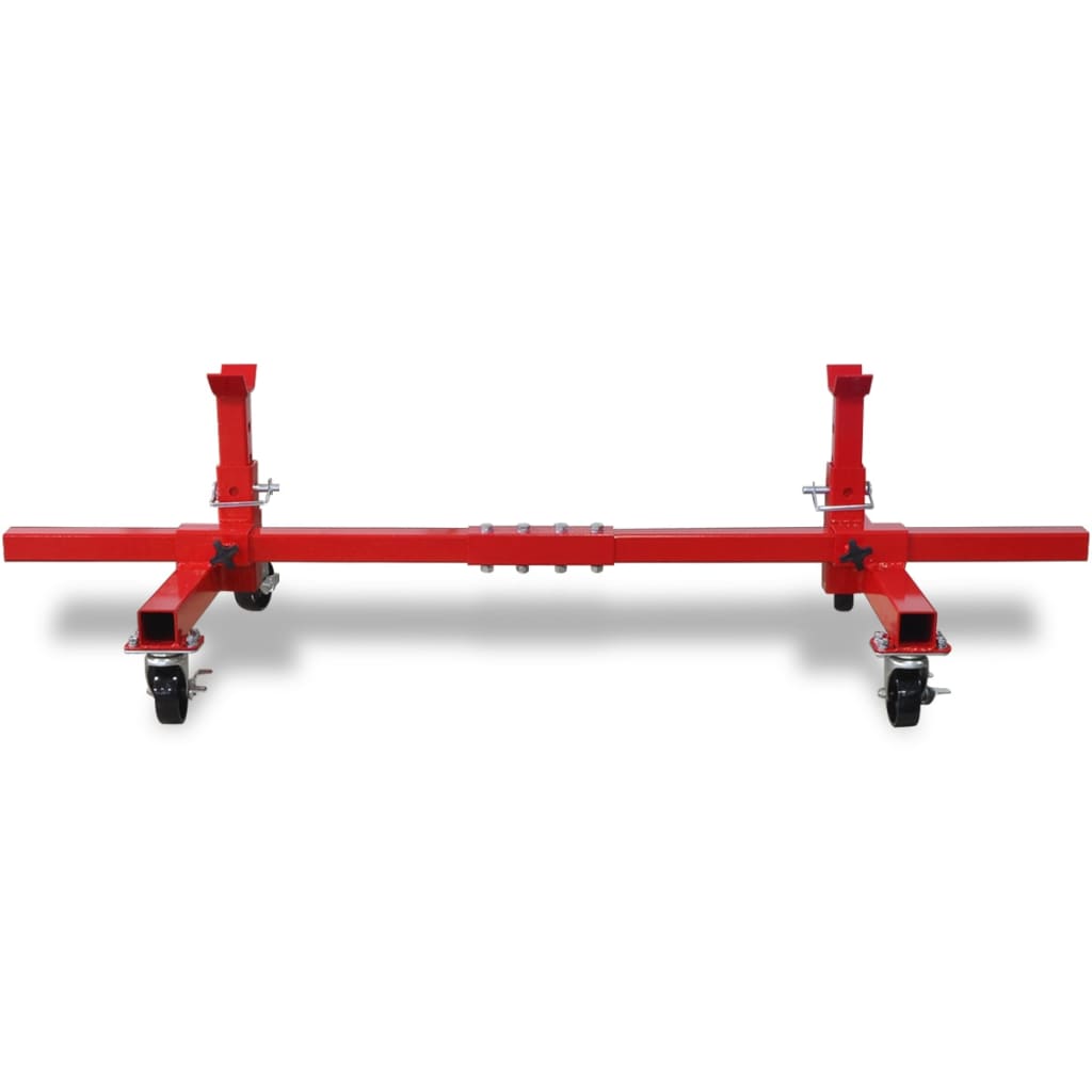 Mobile Axle Stand Red