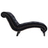 Chaise Lounge Black Velvet
