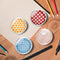 Button Badges Kit with Pins 100 Sets Acrylic 58 mm