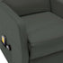 Stand up Massage Chair Anthracite Faux Leather