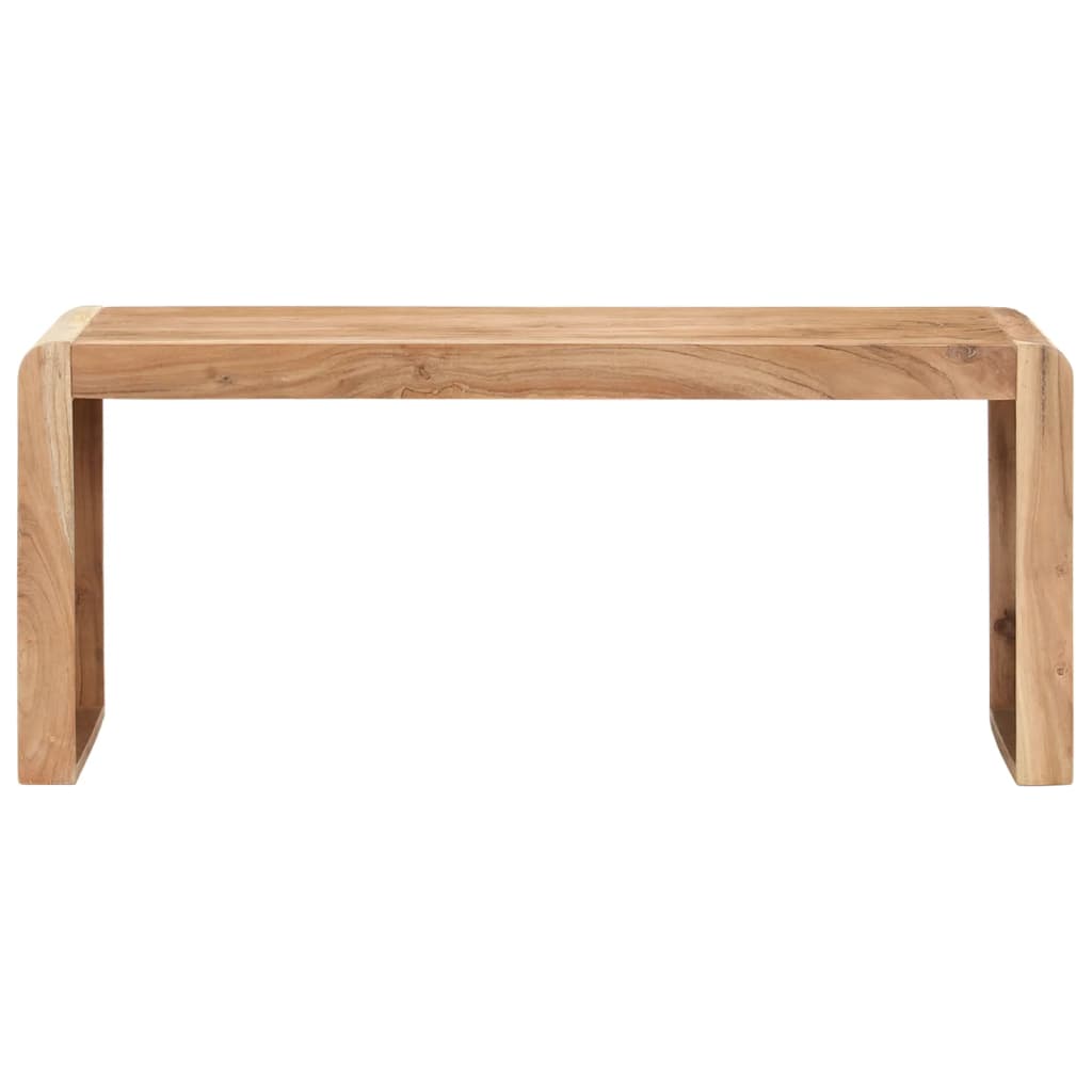 Bench 110x38x46 cm Solid Acacia Wood