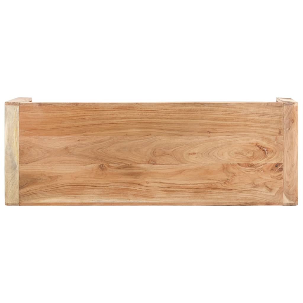 Bench 110x38x46 cm Solid Acacia Wood