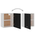 Hanging Cabinet Black 50x31x60 cm Engineered Wood