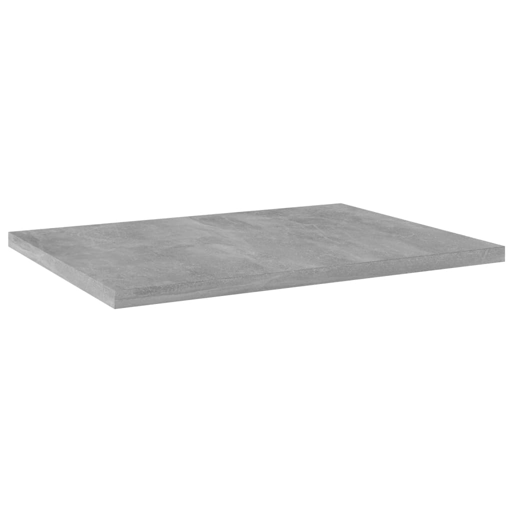 Bookshelf Boards 4 pcs Concrete Grey 40x30x1.5 cm Engineered Wood