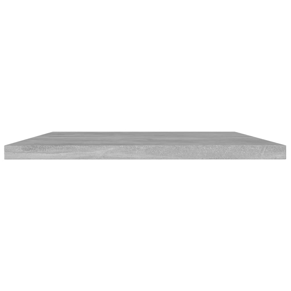 Bookshelf Boards 4 pcs Concrete Grey 100x20x1.5 cm Engineered Wood