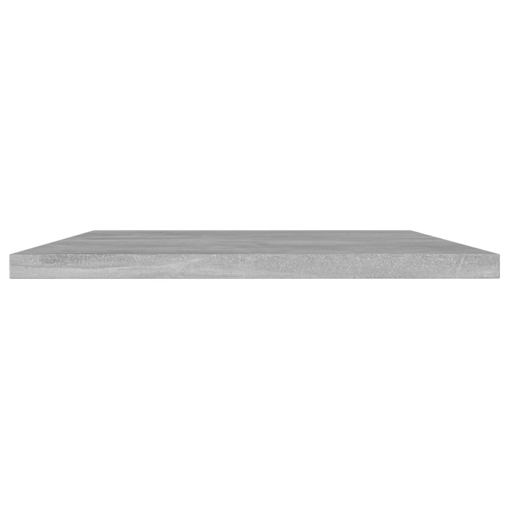 Bookshelf Boards 4 pcs Concrete Grey 100x30x1.5 cm Engineered Wood