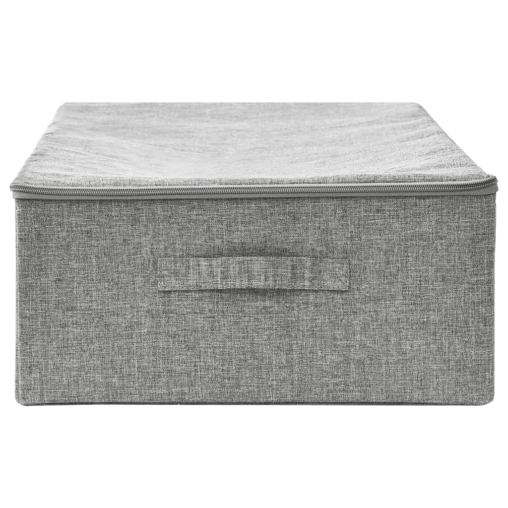 Storage Box Fabric 70x40x18 cm Grey