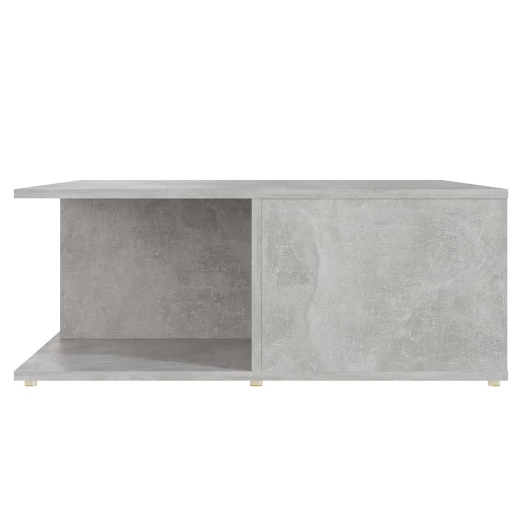 Coffee Table Concrete Grey 80x80x31 cm Engineered Wood