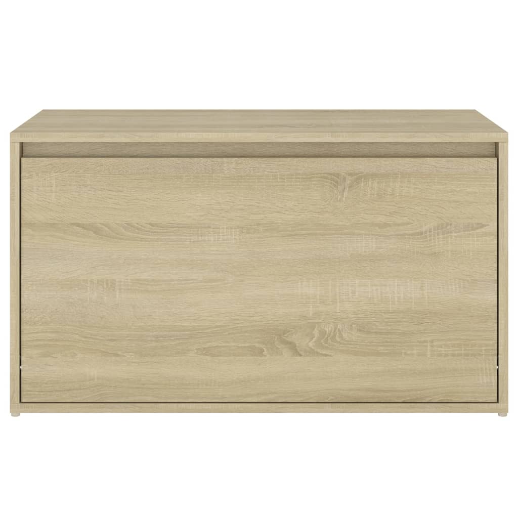 Hall Bench 80x40x45 cm Sonoma Oak Engineered Wood