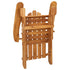 Garden Adirondack Chair Solid Acacia Wood