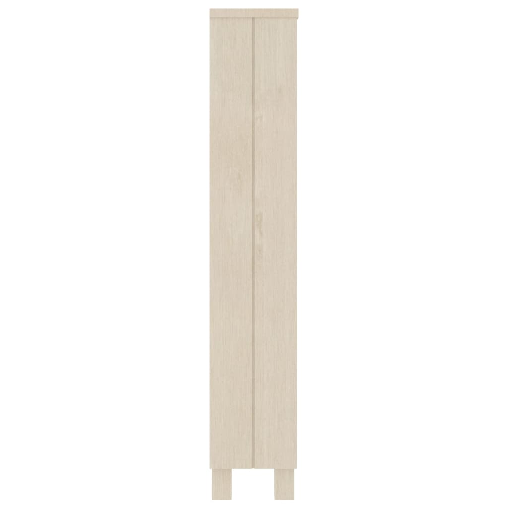 CD Cabinet "HAMAR" Honey Brown 45x18x100 cm Solid Wood Pine