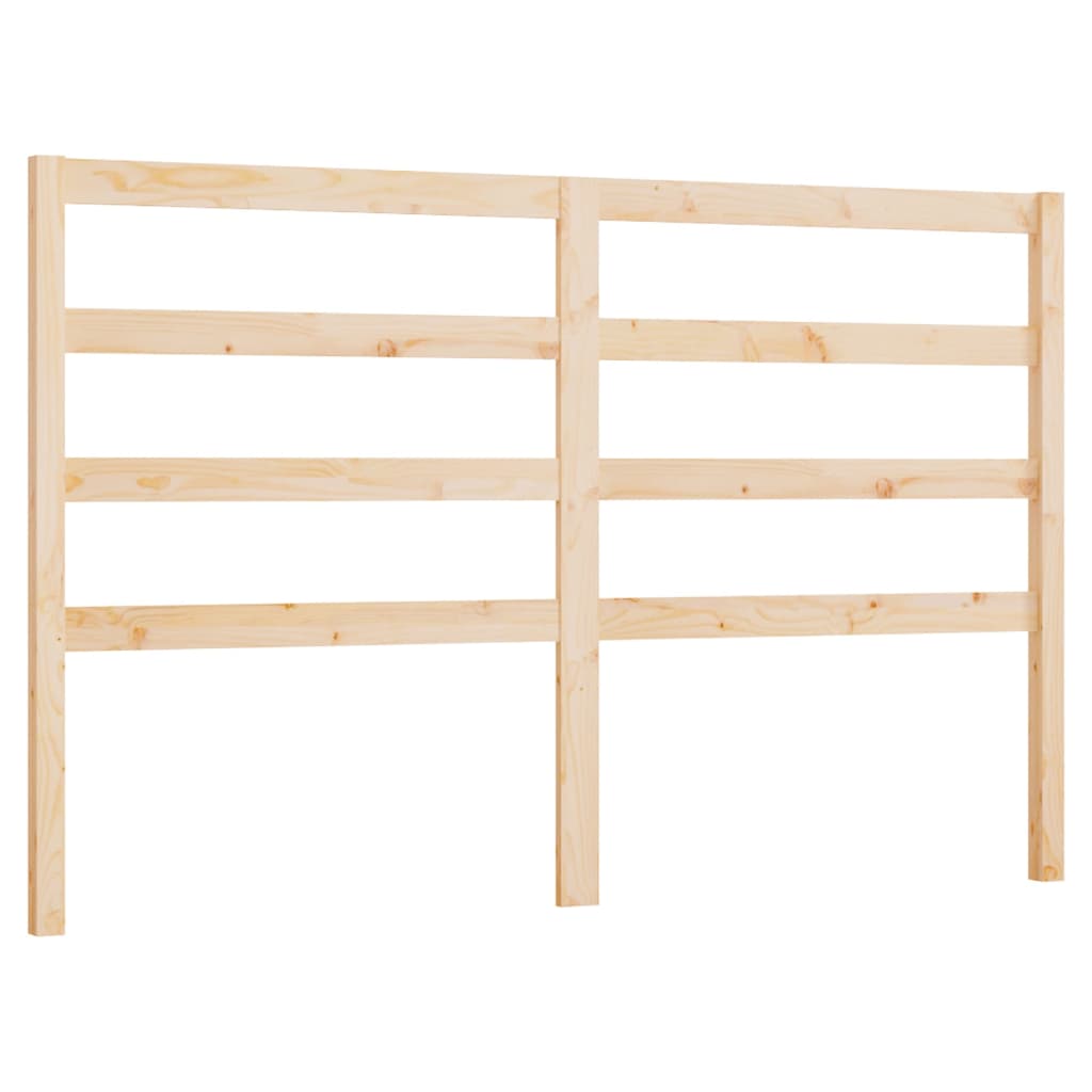 Bed Headboard 156x4x100 cm Solid Wood Pine