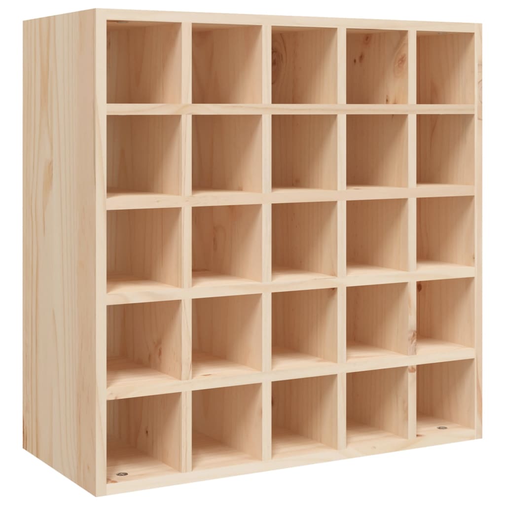 Wine Cabinet 56x25x56 cm Solid Wood Pine