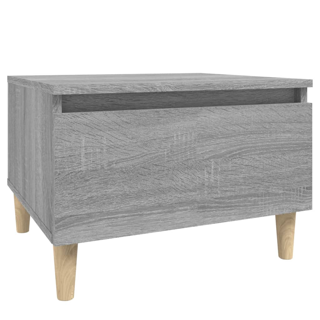 Side Table Grey Sonoma 50x46x35 cm Engineered Wood