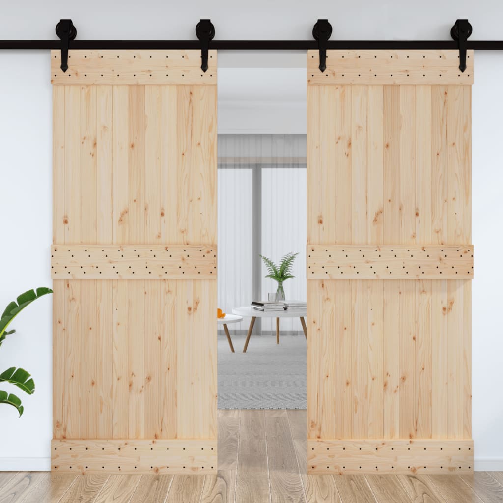 Door NARVIK 90x210 cm Solid Wood Pine
