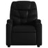 Electric Stand up Recliner Chair Black Faux Leather