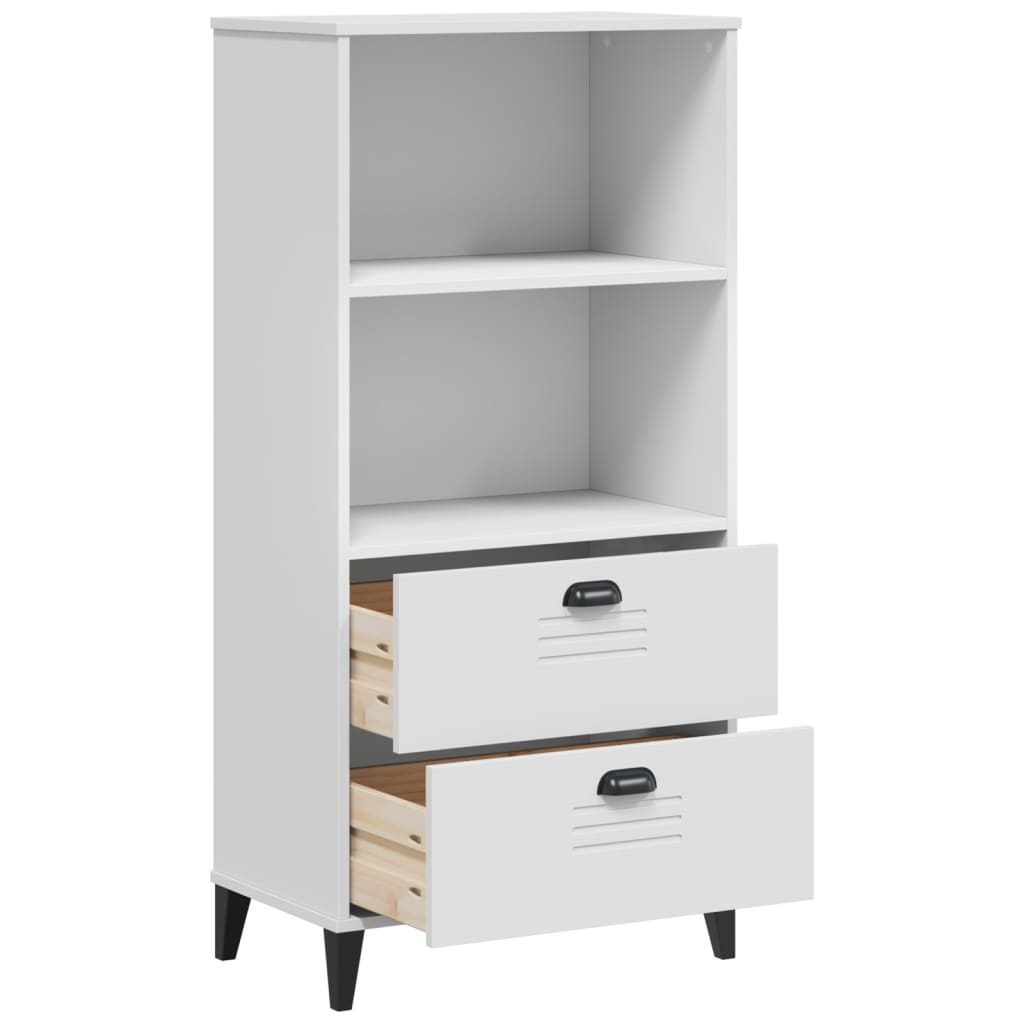 Bookcase VIKEN White 60x35x123 cm Engineered Wood