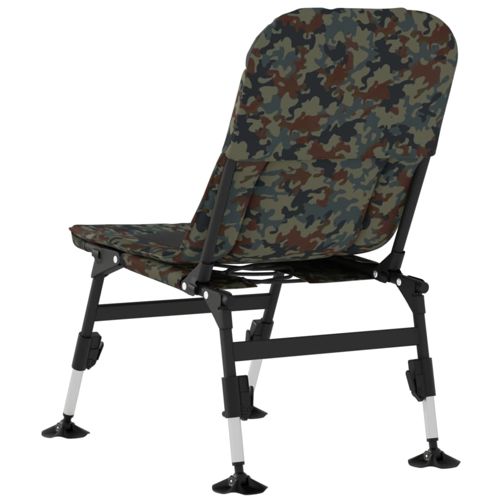 Fishing Chair with Adjustable Mud Legs Foldable Camouflage