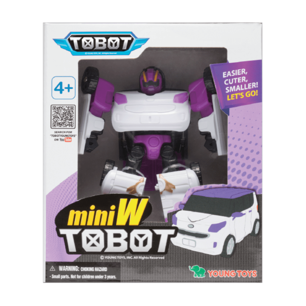 Youngtoys Mini Transforming robot Car to Robot Mini W