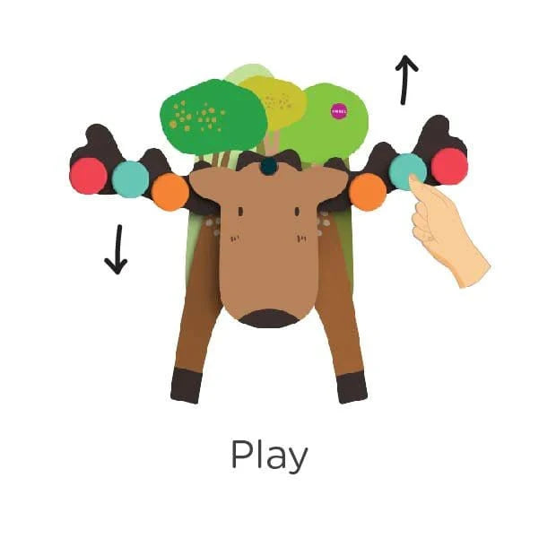 VertiPlay Wall Toy: Goofy Moose Balancer