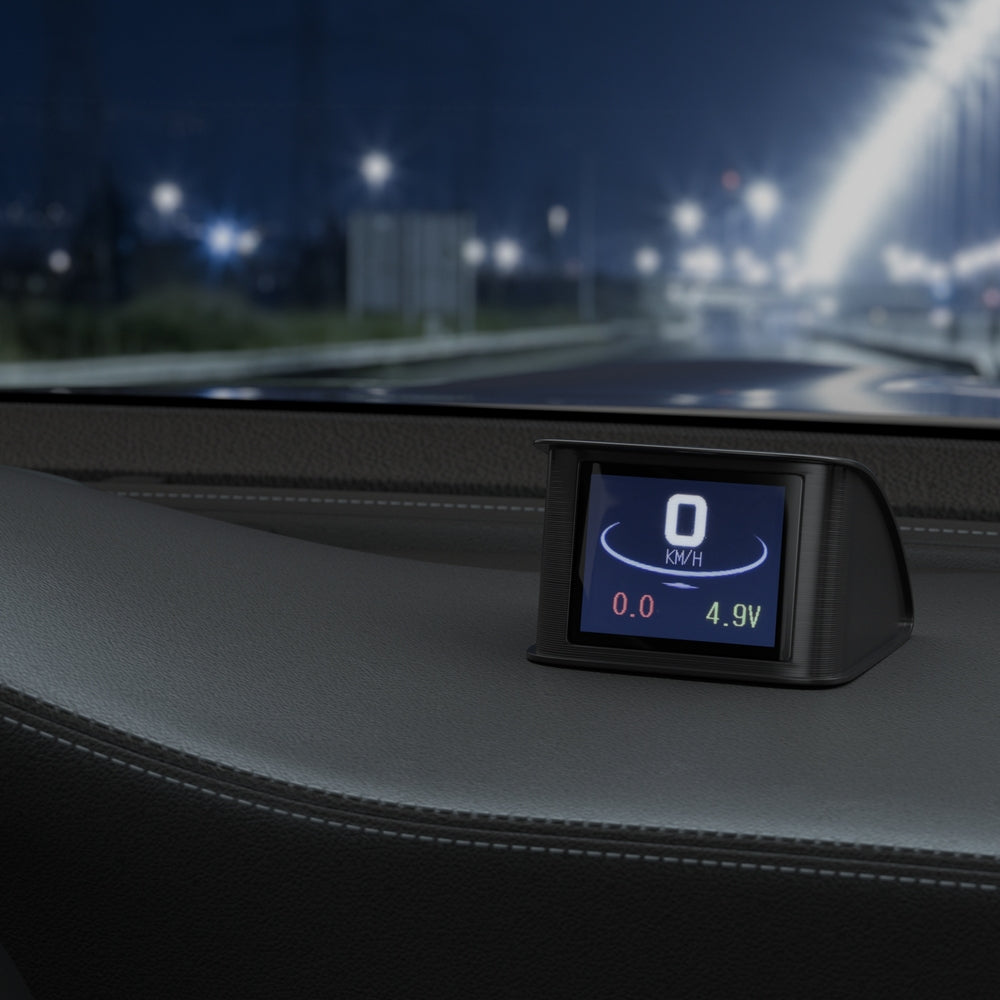 Universal Car Digital GPS Speedometer Heads Up Display Overspeed Warning Alarm