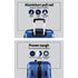 2pc Luggage Trolley Travel Suitcase Set TSA Hard Case Lightweight Blue
