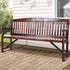 5FT Outdoor Garden Bench Wooden 3 Seat Chair Patio Furniture Charcoal