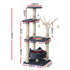 Cat Tree 110cm Tower Scratching Post Scratcher Wood Condo House Bed Toys