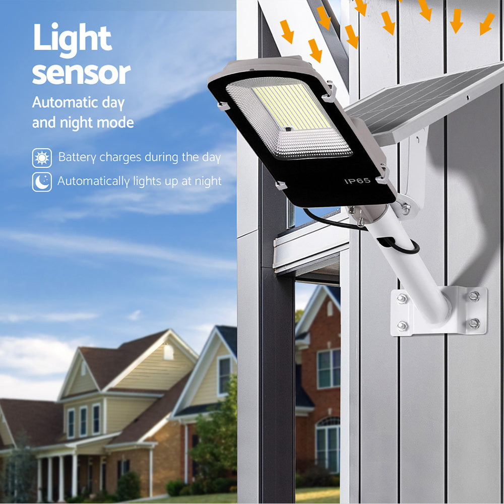 386 LED Solar Street Light Flood Motion Sensor Remote