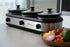 3-Pot Slow Cooker w/ 2.5L Capacity Each, 405W, 3 Warming Settings