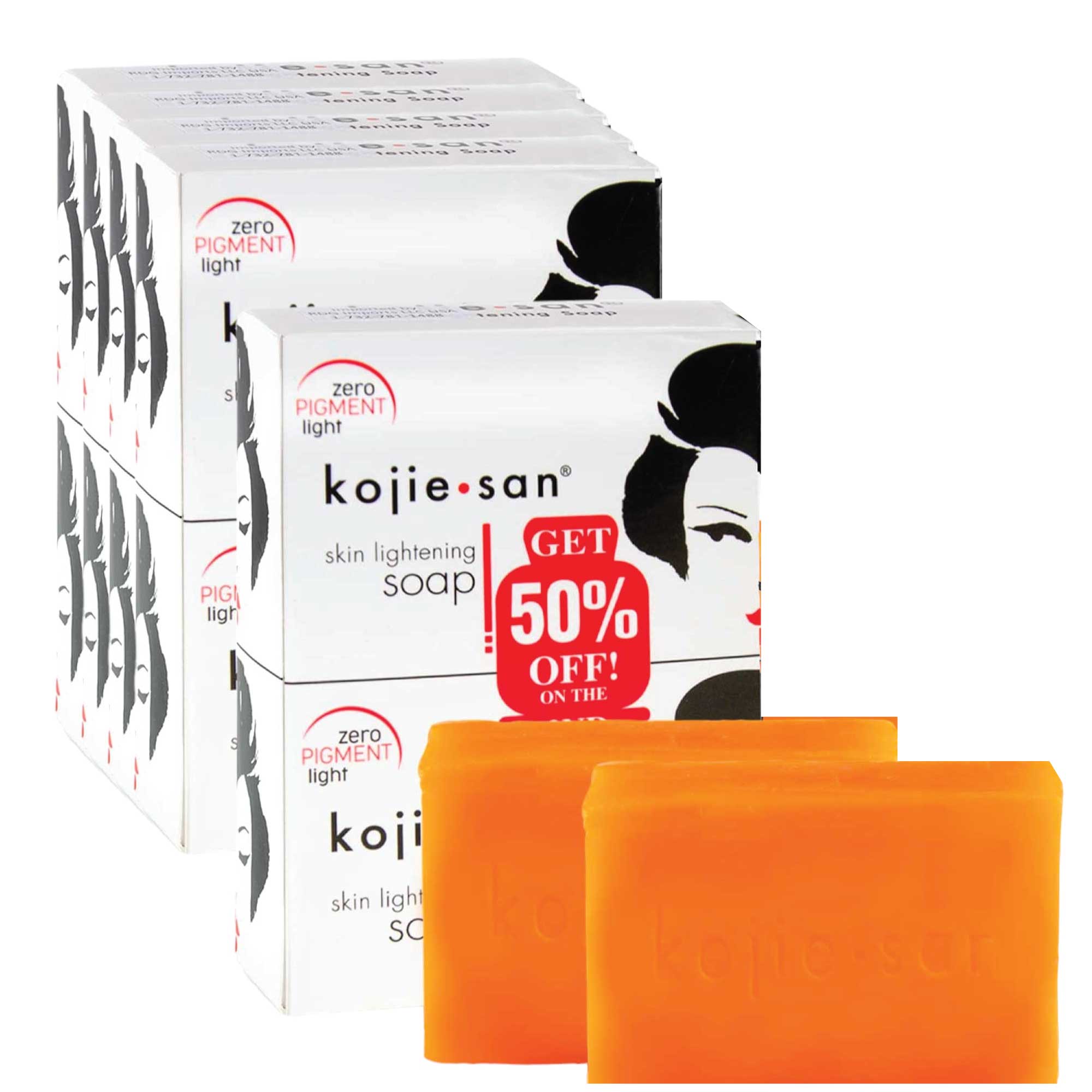 10x  Soap Bars - 135g Skin Lightening Kojic Acid Natural Original Bar