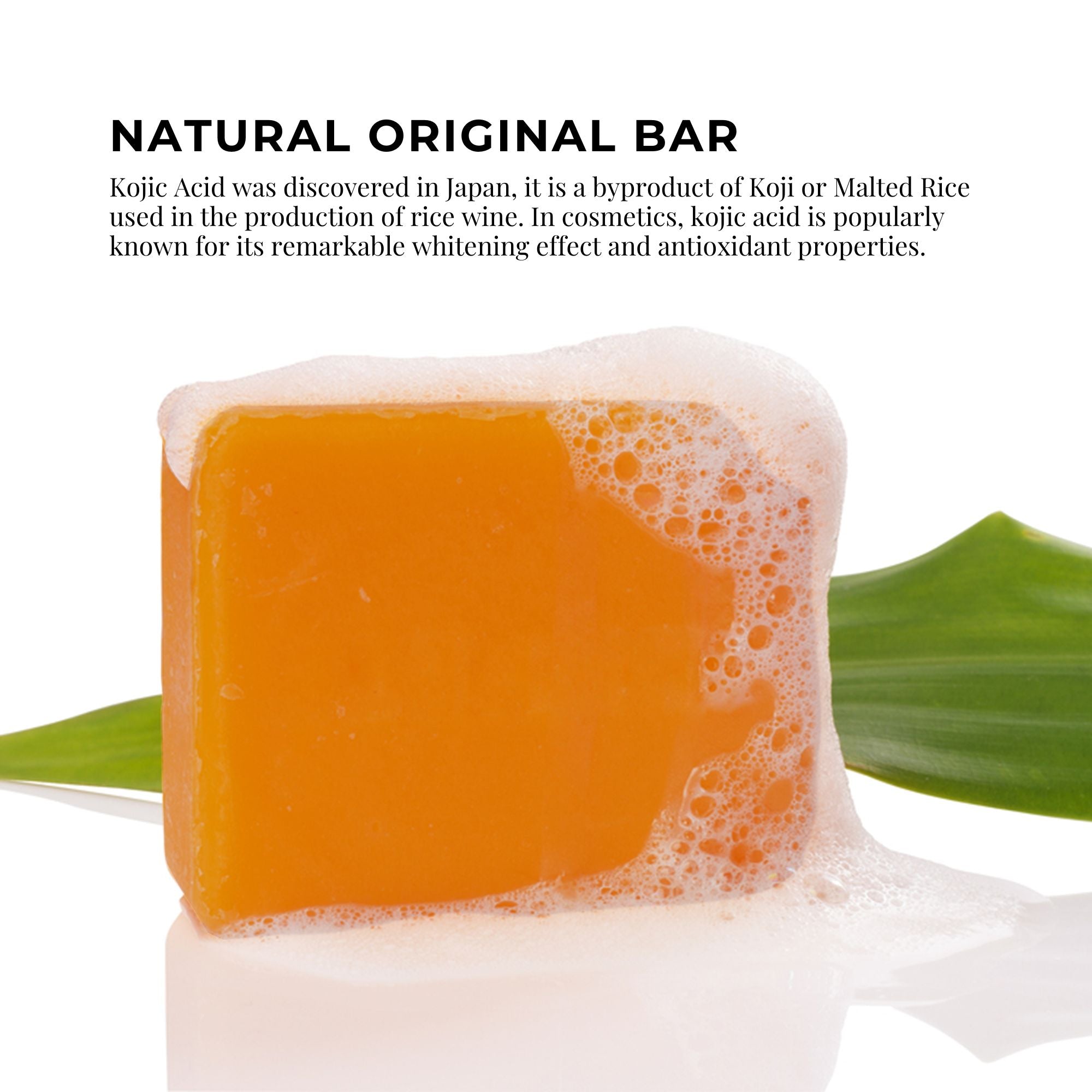 2x  Soap Bars - 135g Skin Lightening Kojic Acid Natural Original Bar