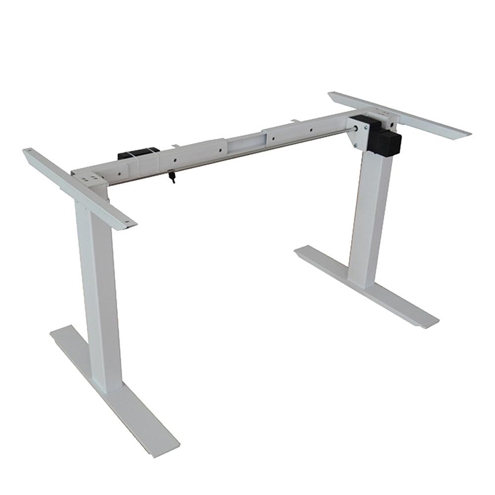 Standing Desk Height Adjustable Sit Stand Motorised Single Motor Frame Only Grey