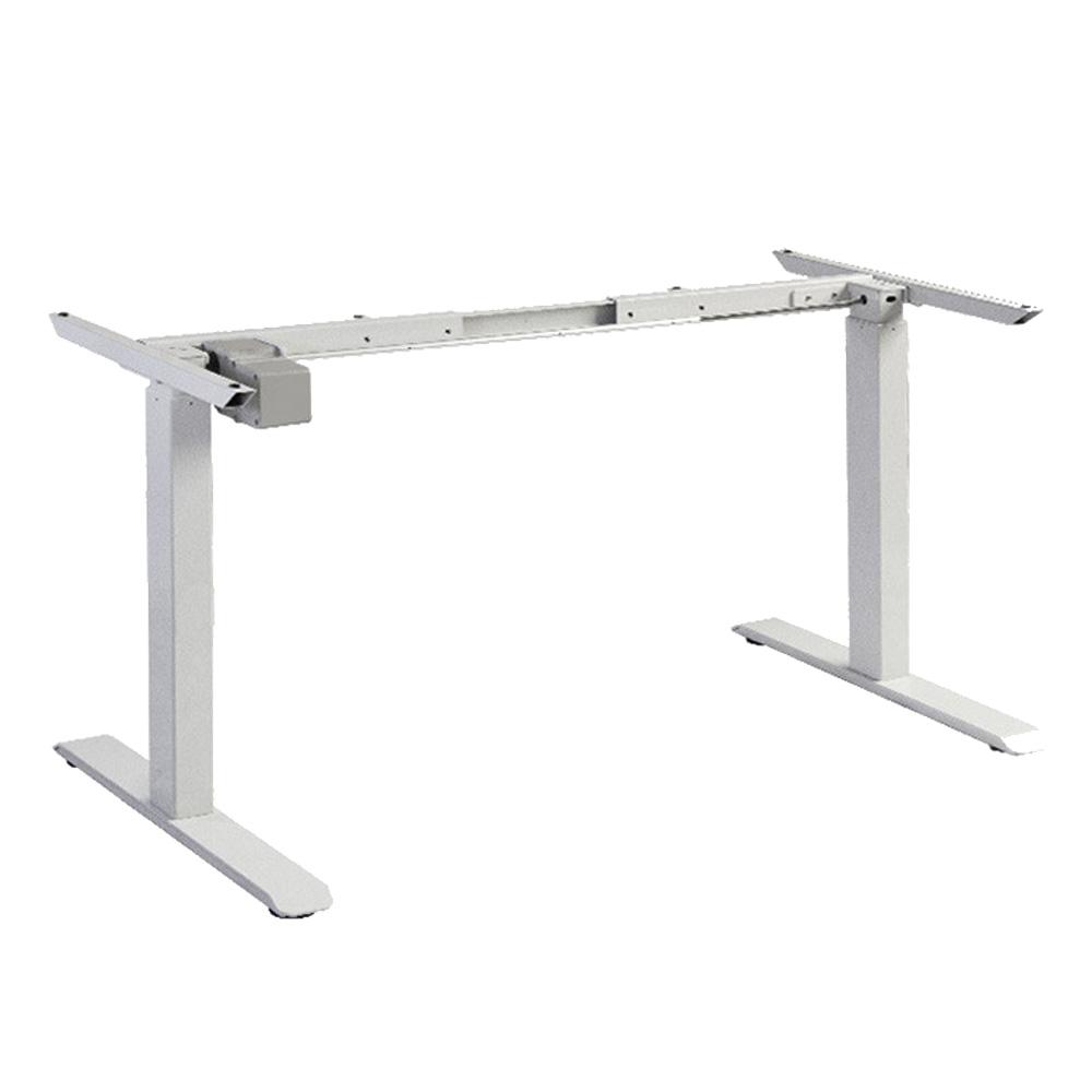 Standing Desk Height Adjustable Sit Stand Motorised Single Black Motor Frame 140cm Maple Top