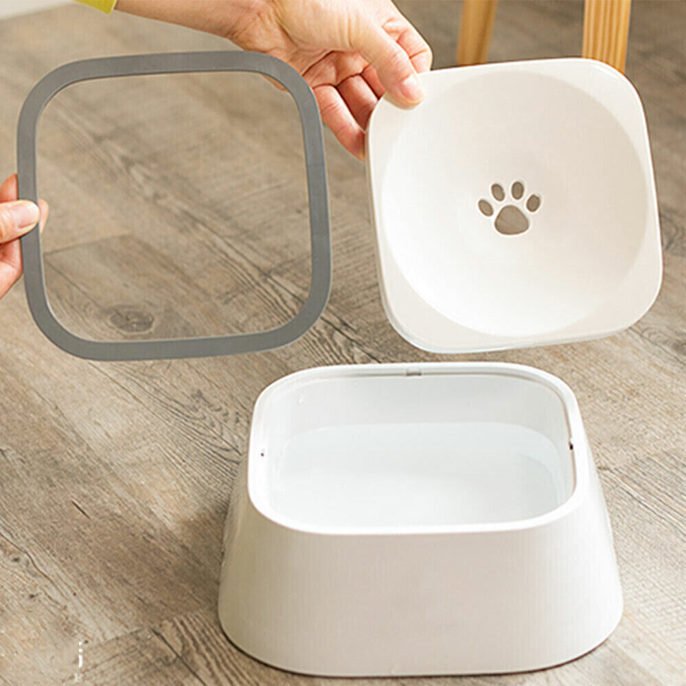 1 x Medium Pet No Spill Feeder Bowl Dog Cat Puppy slow food Interactive Dish Dispenser
