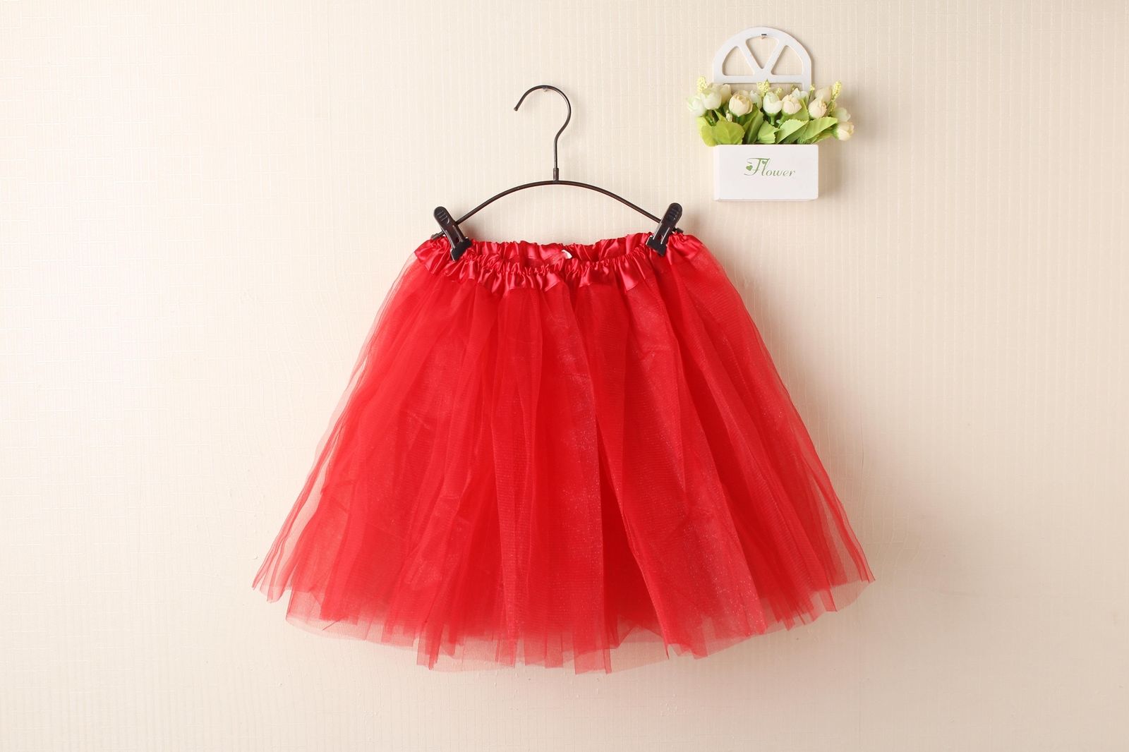 New Adults Tulle Tutu Skirt Dressup Party Costume Ballet Womens Girls Dance Wear, Red, Adults