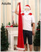 Christmas Unisex Adults Kids Novelty Hat Xmas Party Cap Santa Costume Dress Up, Long Santa Hat (Adults)