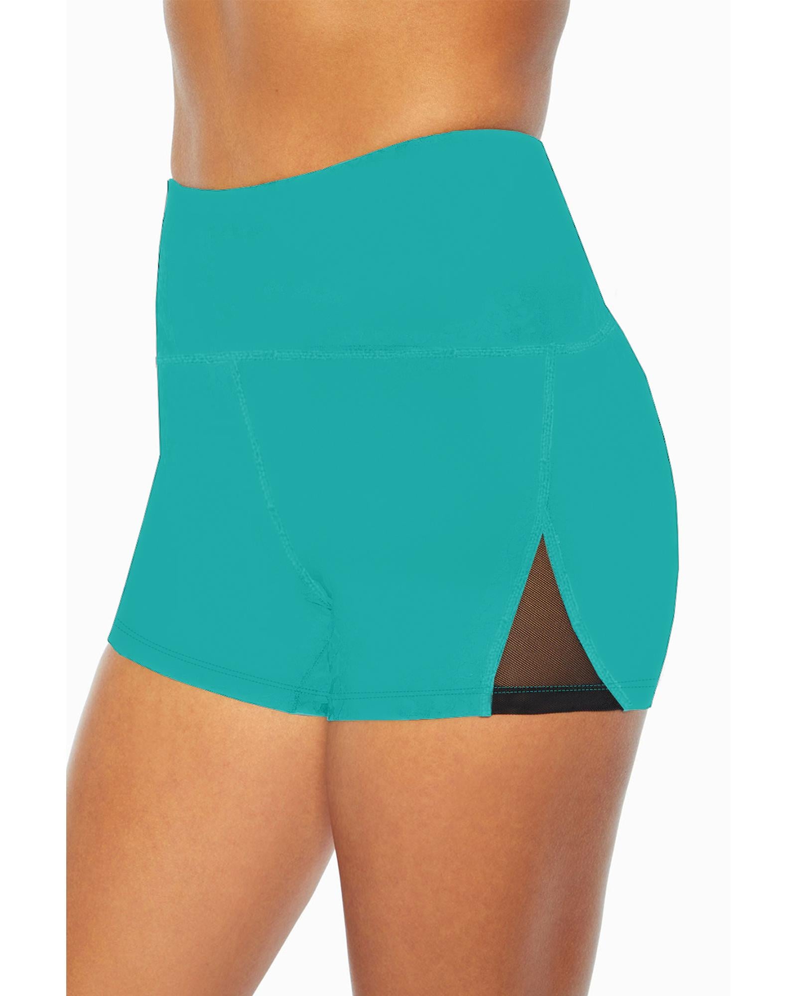 Cutout Patchwork Swim Shorts - XL