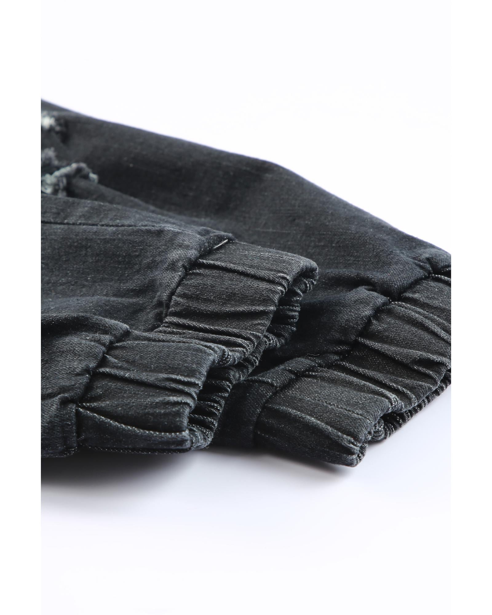 Distressed Denim Jean with Pockets - 12 US