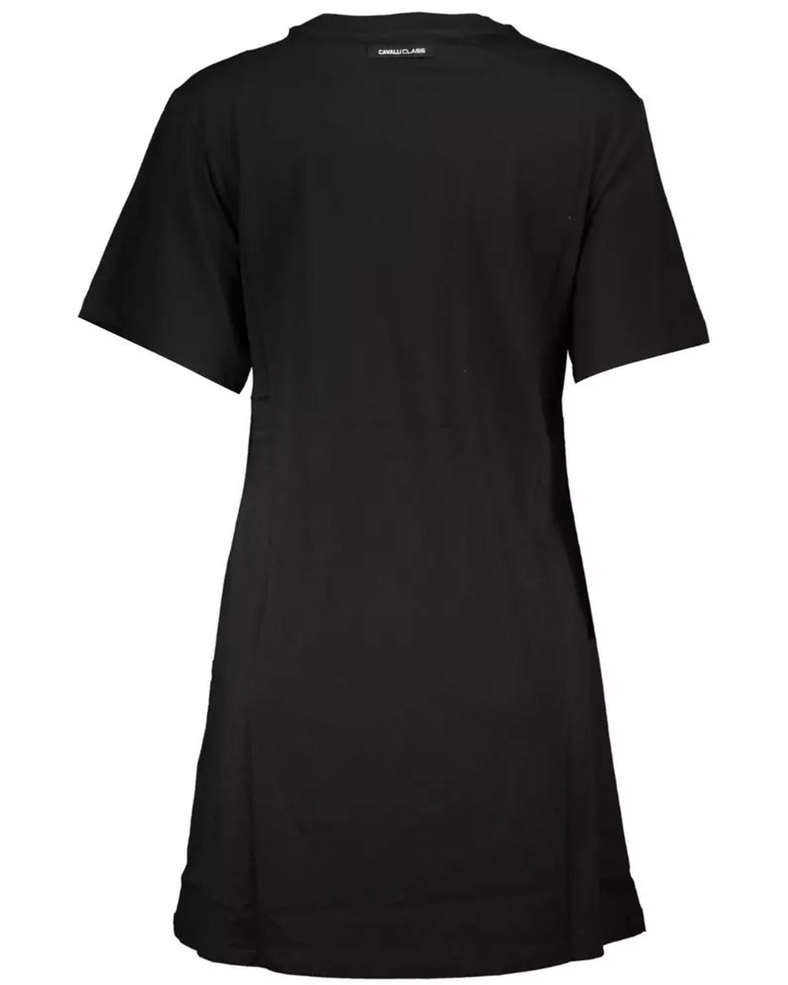 Women's Black Cotton Dress - S