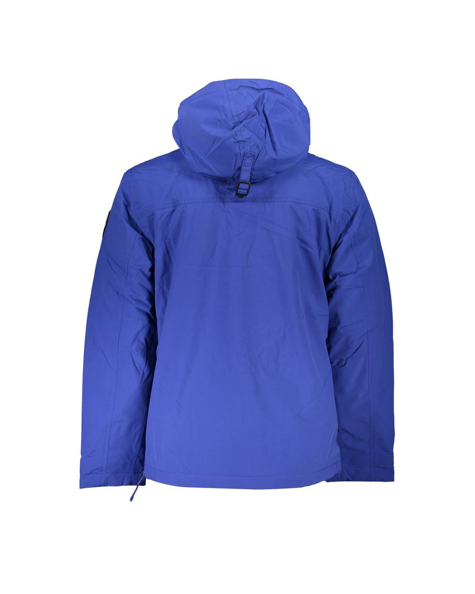Men's Blue Polyamide Jacket - L