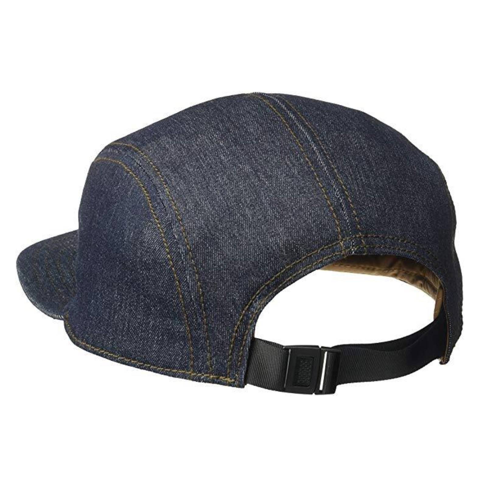 Denim Snapback Hat Jeans Baseball Trucker Cap - Navy