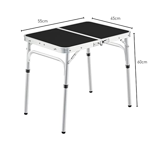 Camping Table 60cm Black