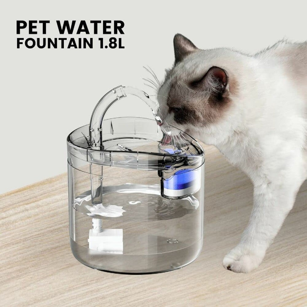 Automatic Water Fountain Dispenser And Filter For Pet Cat Dog 1.8L