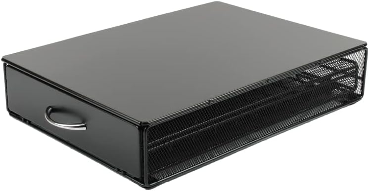Coffee Pod Holder Drawer Storage with Vertuoline Stores 40 Pods (Black)
