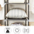 Folding Wardrobe Fabric Cabinet with 2 Clothes Rails Black