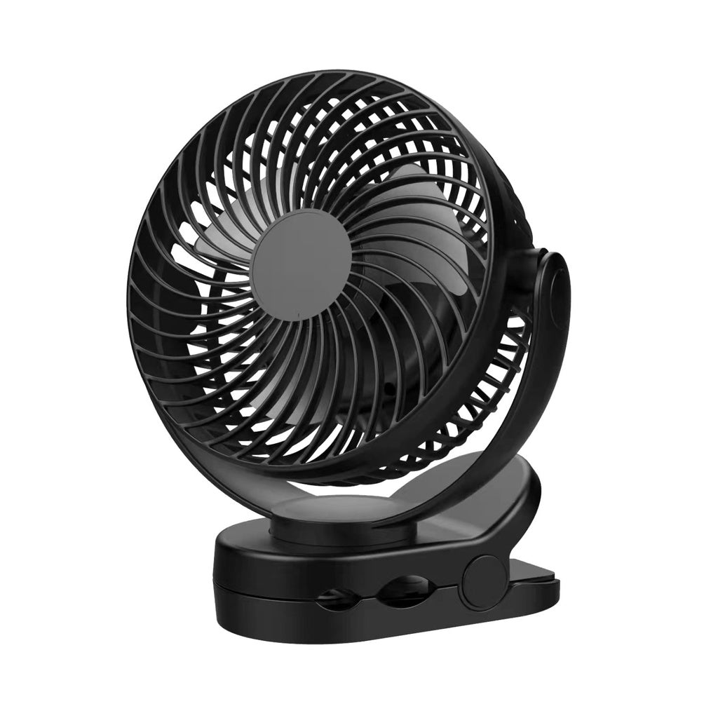 10000mAh Rechargeable Clip on Fan with Hook and LED Light